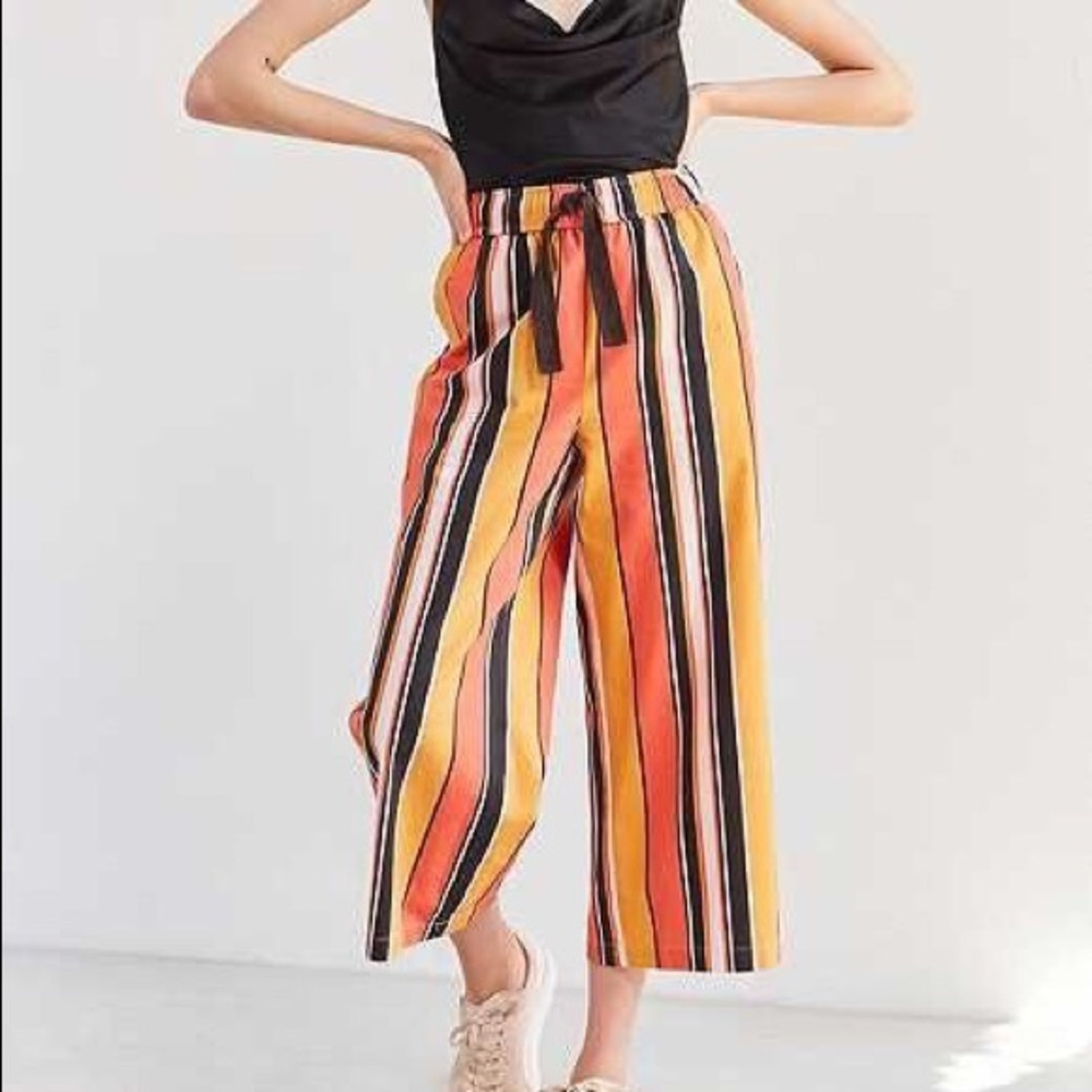 Urban Outfitters Striped Culottes